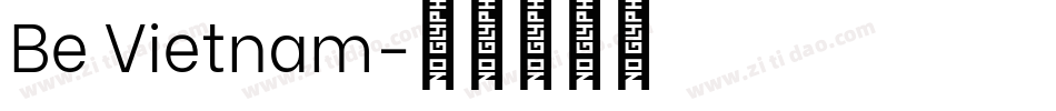Be Vietnam字体转换